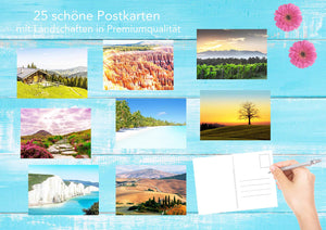 Edition Seidel Set 50 Premium Postkarten Landschaften