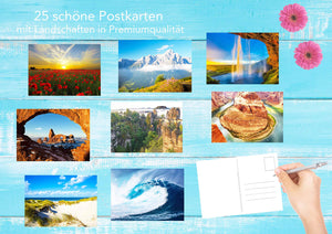 Edition Seidel Set 50 Premium Postkarten Landschaften