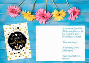 Edition Seidel Set 40 (2 x 20) exklusive Premium Geburtstagskarten mit Briefumschlag. Glückwunschkarte Grusskarte Geburtstag Geburtstagskarte Karten Happy Birthday Sprüche