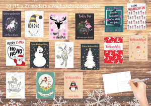 Edition Seidel Set 30 Weihnachtspostkarten Weihnachten Karten Postkarten Weihnachtskarten