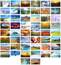 Laden Sie das Bild in den Galerie-Viewer, Edition Seidel Set 100 Premium Postkarten Landschaften (2x50 Karten) Natur Meer Berge Wälder Täler Karten Postkarte
